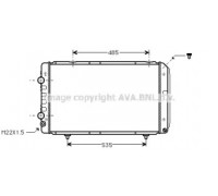 PE2147 AVA QUALITY COOLING - купить в магазине запчастей по Украине