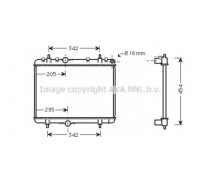PE2330 AVA QUALITY COOLING - купить в магазине запчастей по Украине