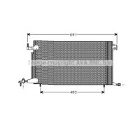 Конденсатор, кондиционер AVA QUALITY COOLING PE5186 PE5186 AVA QUALITY COOLING - купить в магазине запчастей по Украине