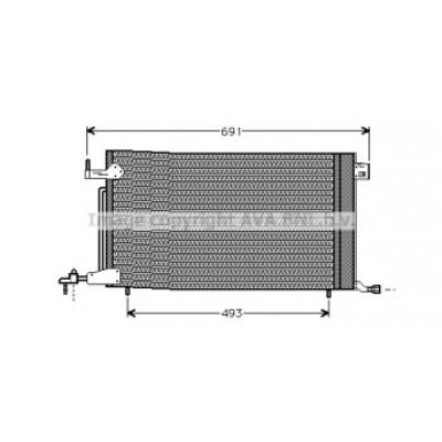 Конденсатор, кондиционер PE5186 AVA QUALITY COOLING - купить в магазине запчастей по Украине