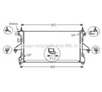 PEA2308 AVA QUALITY COOLING - купить в магазине запчастей по Украине