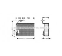 PEV119 AVA QUALITY COOLING - купить в магазине запчастей по Украине