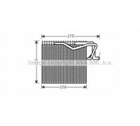 PEV287 AVA QUALITY COOLING - купить в магазине запчастей по Украине