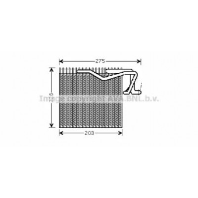 Испаритель, кондиционер PEV287 AVA QUALITY COOLING - купить в магазине запчастей по Украине
