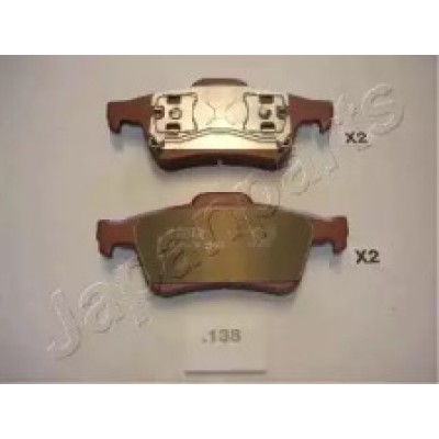 Комплект тормозных колодок, дисковый тормоз PP138AF JAPANPARTS - купить в магазине запчастей по Украине