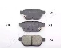 Комплект тормозных колодок, дисковый тормоз JAPANPARTS PP-214AF PP214AF JAPANPARTS - купити в магазині запчастин по Україні