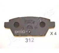 Комплект тормозных колодок, дисковый тормоз JAPANPARTS PP-312AF PP312AF JAPANPARTS - купити в магазині запчастин по Україні