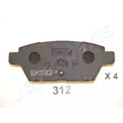 Комплект тормозных колодок, дисковый тормоз PP312AF JAPANPARTS - купить в магазине запчастей по Украине