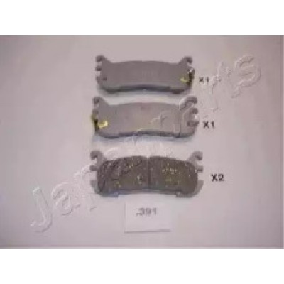 Комплект тормозных колодок, дисковый тормоз PP391AF JAPANPARTS - купить в магазине запчастей по Украине