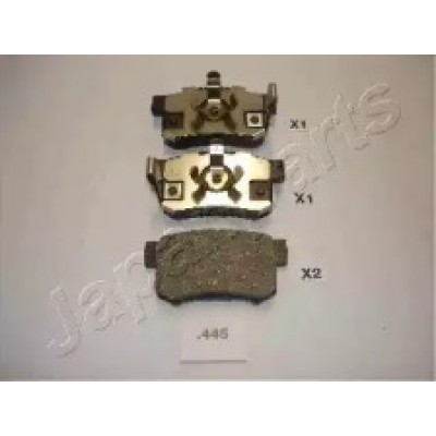Комплект тормозных колодок, дисковый тормоз PP445AF JAPANPARTS - купити в магазині запчастин по Україні
