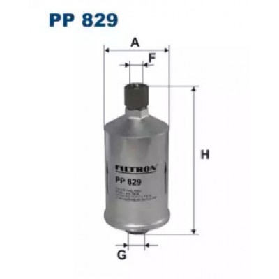 Топливный фильтр PP829 FILTRON - купить в магазине запчастей по Украине