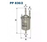 Топливный фильтр FILTRON PP836/2 PP8362 FILTRON - купить в магазине запчастей по Украине