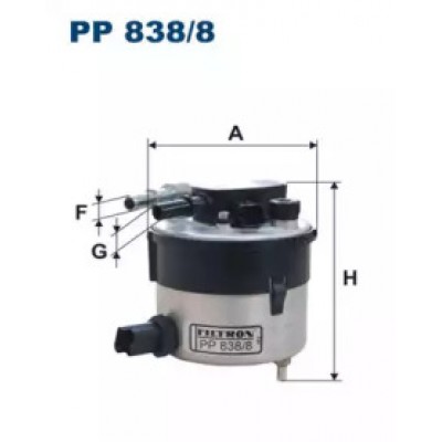 Топливный фильтр PP8388 FILTRON - купить в магазине запчастей по Украине