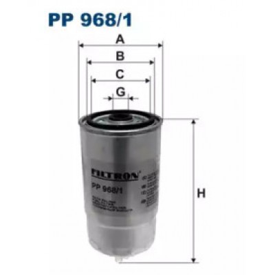 Топливный фильтр PP9681 FILTRON - купить в магазине запчастей по Украине