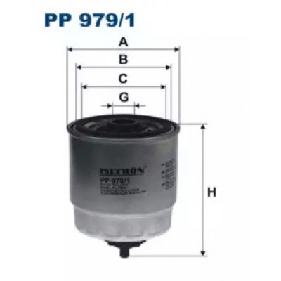 Топливный фильтр PP9791 FILTRON - купить в магазине запчастей по Украине