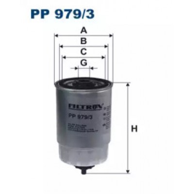 Топливный фильтр PP9793 FILTRON - купить в магазине запчастей по Украине