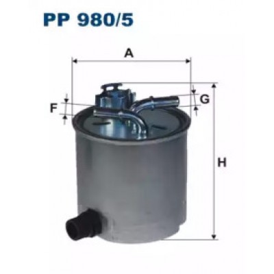 Топливный фильтр PP9805 FILTRON - купить в магазине запчастей по Украине