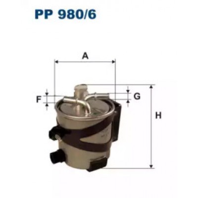 Топливный фильтр PP9806 FILTRON - купить в магазине запчастей по Украине