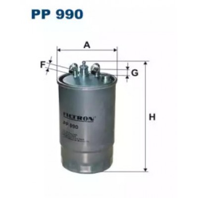 Топливный фильтр PP990 FILTRON - купить в магазине запчастей по Украине