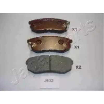 Комплект тормозных колодок, дисковый тормоз PPH02AF JAPANPARTS - купити в магазині запчастин по Україні