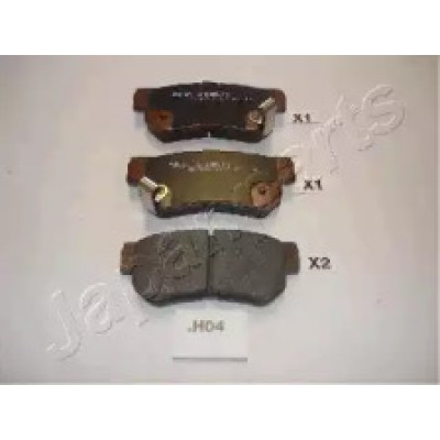 Комплект тормозных колодок, дисковый тормоз PPH04AF JAPANPARTS - купить в магазине запчастей по Украине