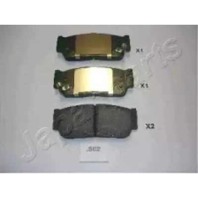 Комплект тормозных колодок, дисковый тормоз PPS02AF JAPANPARTS - купити в магазині запчастин по Україні