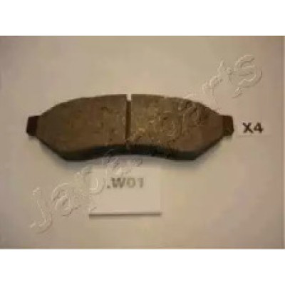 Комплект тормозных колодок, дисковый тормоз PPW01AF JAPANPARTS - купить в магазине запчастей по Украине