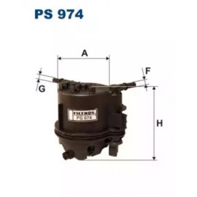 Топливный фильтр PS974 FILTRON - купить в магазине запчастей по Украине