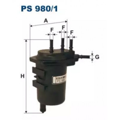 Топливный фильтр PS9801 FILTRON - купить в магазине запчастей по Украине