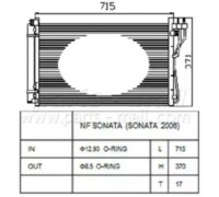 Конденсатор, кондиционер PARTS-MALL PXNCA-080 PXNCA080 PARTS-MALL - купить в магазине запчастей по Украине