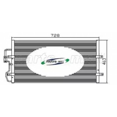Конденсатор, кондиционер PXNCX007Z PARTS-MALL - купить в магазине запчастей по Украине