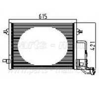Конденсатор, кондиционер PARTS-MALL PXNCX-076T PXNCX076T PARTS-MALL - купить в магазине запчастей по Украине