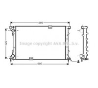 Радиатор, охлаждение двигателя AVA QUALITY COOLING RT2313 RT2313 AVA QUALITY COOLING - купить в магазине запчастей по Украине