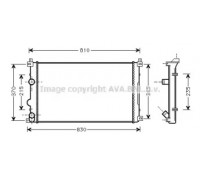 RT2322 AVA QUALITY COOLING - купить в магазине запчастей по Украине