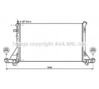 Радиатор, охлаждение двигателя AVA QUALITY COOLING RT2561 RT2561 AVA QUALITY COOLING - купить в магазине запчастей по Украине