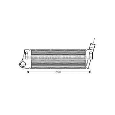 Интеркулер RT4316 AVA QUALITY COOLING - купить в магазине запчастей по Украине