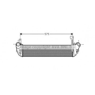 Интеркулер RT4346 AVA QUALITY COOLING - купить в магазине запчастей по Украине