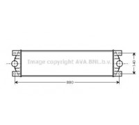 Интеркулер AVA QUALITY COOLING RT4359 RT4359 AVA QUALITY COOLING - купить в магазине запчастей по Украине