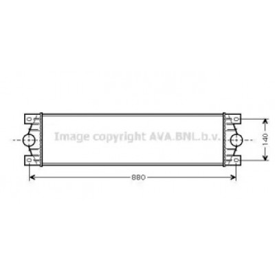 Интеркулер RT4359 AVA QUALITY COOLING - купить в магазине запчастей по Украине