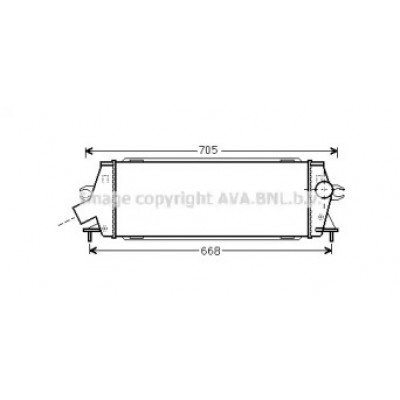Интеркулер RT4456 AVA QUALITY COOLING - купить в магазине запчастей по Украине