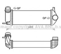 Интеркулер AVA QUALITY COOLING RT4615 RT4615 AVA QUALITY COOLING - купить в магазине запчастей по Украине