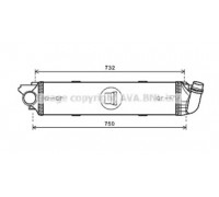 Интеркулер AVA QUALITY COOLING RT4622 RT4622 AVA QUALITY COOLING - купить в магазине запчастей по Украине
