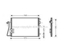 Конденсатор, кондиционер AVA QUALITY COOLING RT5275D RT5275D AVA QUALITY COOLING - купить в магазине запчастей по Украине