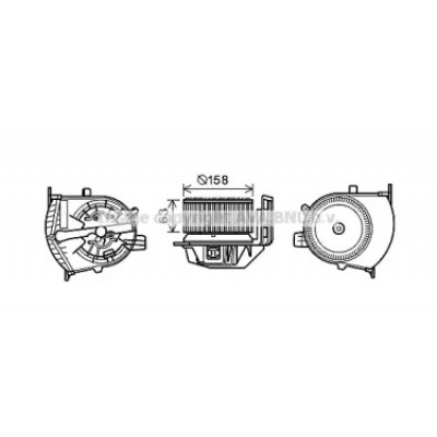 Электродвигатель, вентиляция салона RT8585 AVA QUALITY COOLING - купить в магазине запчастей по Украине