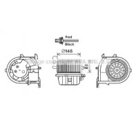 Электродвигатель, вентиляция салона AVA QUALITY COOLING RT8588 RT8588 AVA QUALITY COOLING - купить в магазине запчастей по Украине