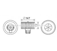 Электродвигатель, вентиляция салона AVA QUALITY COOLING RT8598 RT8598 AVA QUALITY COOLING - купить в магазине запчастей по Украине