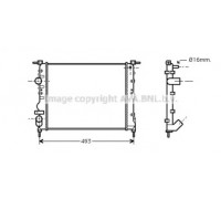 RTA2271 AVA QUALITY COOLING - купить в магазине запчастей по Украине