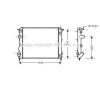 RTA2272 AVA QUALITY COOLING - купить в магазине запчастей по Украине
