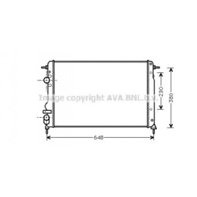 Радиатор, охлаждение двигателя RTA2312 AVA QUALITY COOLING - купить в магазине запчастей по Украине
