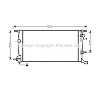 RTA2409 AVA QUALITY COOLING - купить в магазине запчастей по Украине